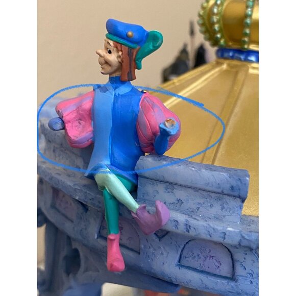 Disney Sleeping Beauty Aurora Hourglass Snowglobe Music Lighted Box w/FLAWS - Picture 4 of 16